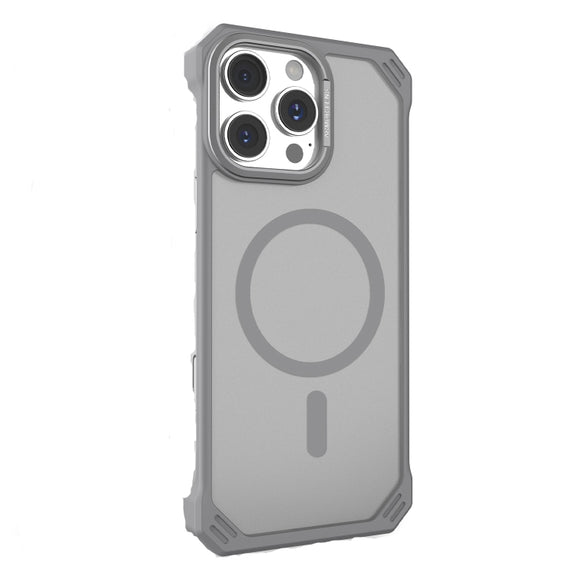 For iPhone 16 Pro Starshield Frameless MagSafe PC Phone Case(Grey)