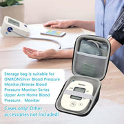 For Omron / Yuyue Portable Electronic Blood Pressure Device Storage Protective Bag, Specification:Without Mesh Bag