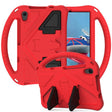 For onn. 8 Tablet Gen 4 2024 EVA Shockproof Tablet Case with Holder(Red) - Others by PMC TechLife | Online Shopping South Africa | PMC TechLife | Buy Now Pay Later Mobicred