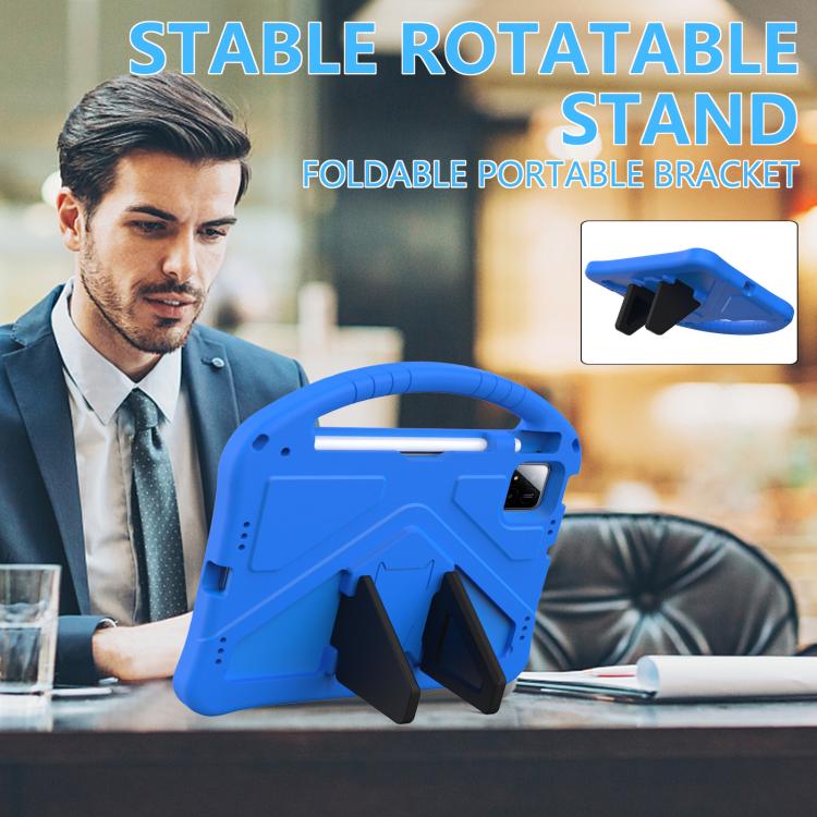 For onn. Tablet Pro 11 2024 EVA Shockproof Tablet Case with Holder(Blue)