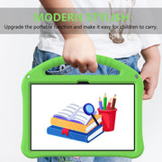 For onn. 10.1 Tablet Gen 4 2024 EVA Shockproof Tablet Case with Holder(Green)