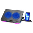 CP252 Adjustable Angle Notebook Cooler Stand Dual Fan Laptop Cooling Pad - Cooling Pads by PMC TechLife | Online Shopping South Africa | PMC TechLife | Buy Now Pay Later Mobicred