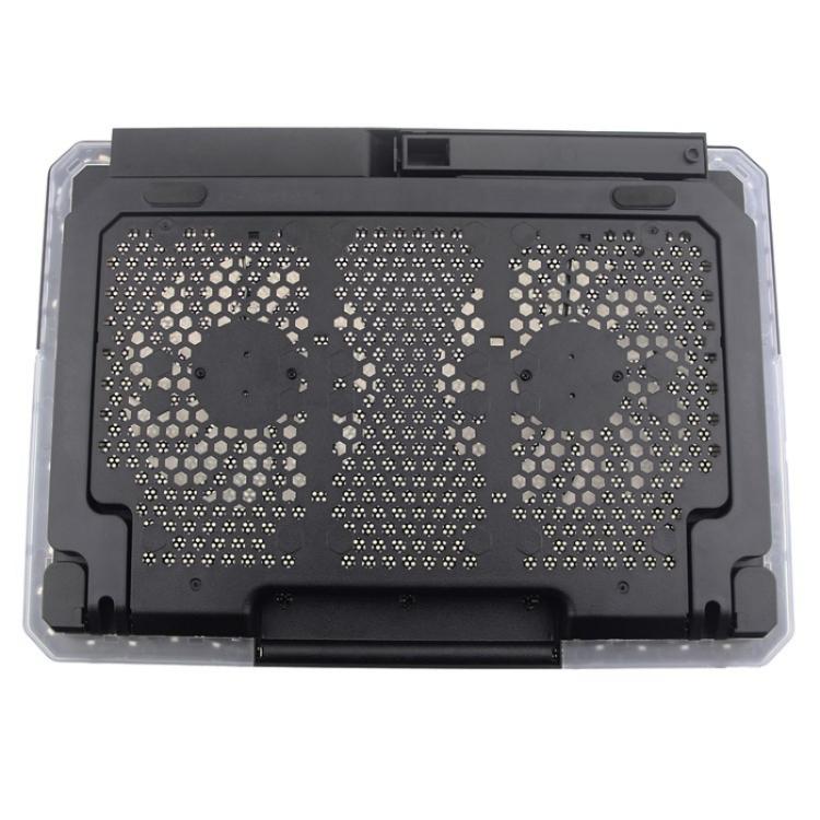 CP252 Adjustable Angle Notebook Cooler Stand Dual Fan Laptop Cooling Pad