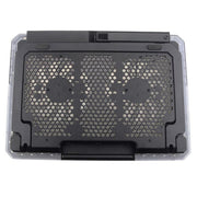 CP252 Adjustable Angle Notebook Cooler Stand Dual Fan Laptop Cooling Pad
