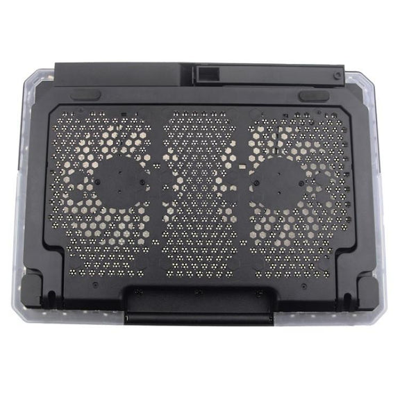 CP252 Adjustable Angle Notebook Cooler Stand Dual Fan Laptop Cooling Pad