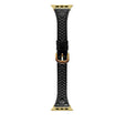 For Apple Watch 46mm / 49mm / 45mm / 44mm Heart-Shaped Embossed Leather Watch Band(Black) - Watch Bands by PMC TechLife | Online Shopping South Africa | PMC TechLife | Buy Now Pay Later Mobicred