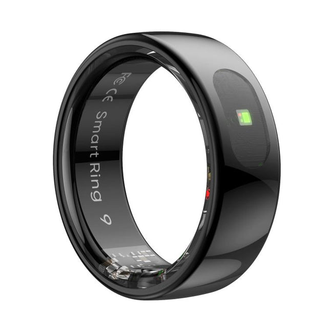 R08 SIZE 7 Smart Ring, Support Heart Rate / Blood Oxygen / Sleep / Multiple Sports Modes(Black)