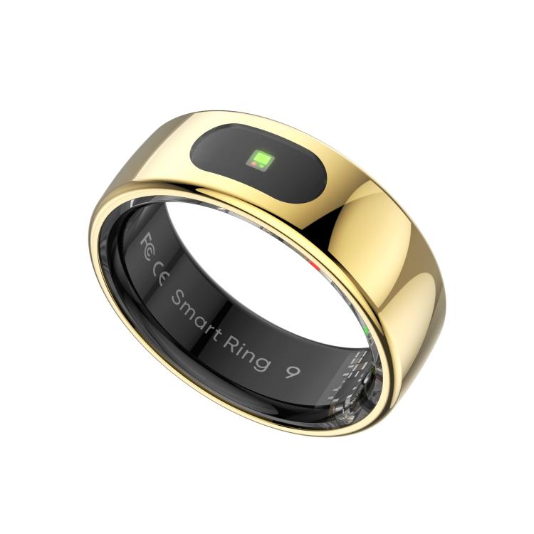 R08 SIZE 7 Smart Ring, Support Heart Rate / Blood Oxygen / Sleep / Multiple Sports Modes(Gold)