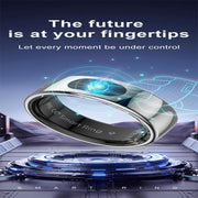R08 SIZE 7 Smart Ring, Support Heart Rate / Blood Oxygen / Sleep / Multiple Sports Modes(Silver)