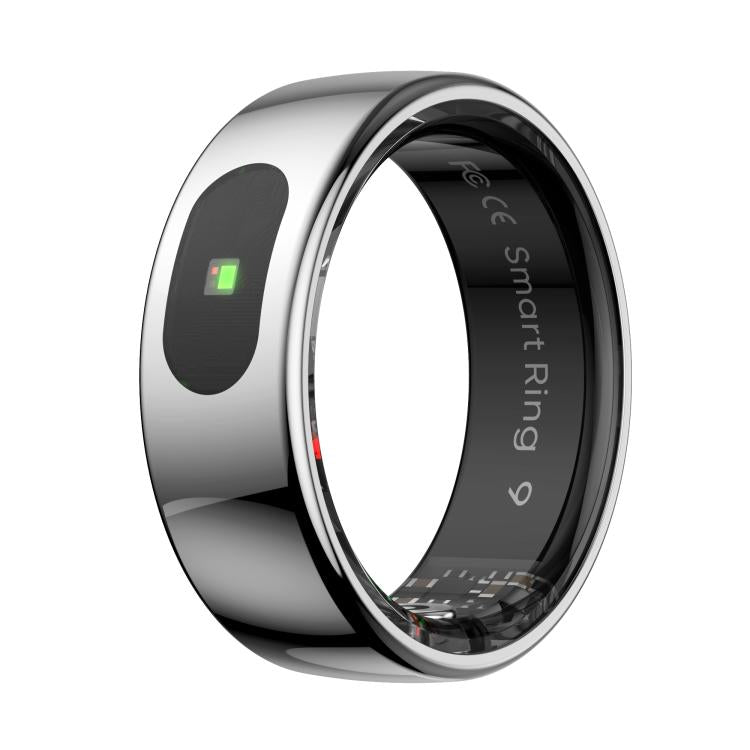 R08 SIZE 8 Smart Ring, Support Heart Rate / Blood Oxygen / Sleep / Multiple Sports Modes(Silver)