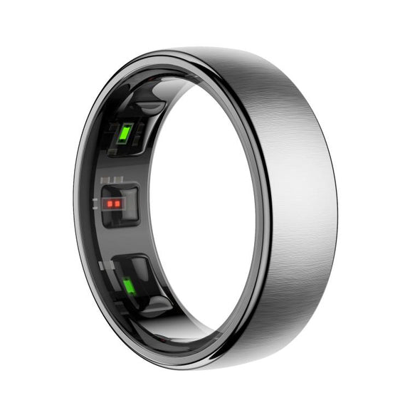 R10 SIZE 7 Smart Ring, Support Heart Rate / Blood Oxygen / Sleep / Multiple Sports Modes(Silver)