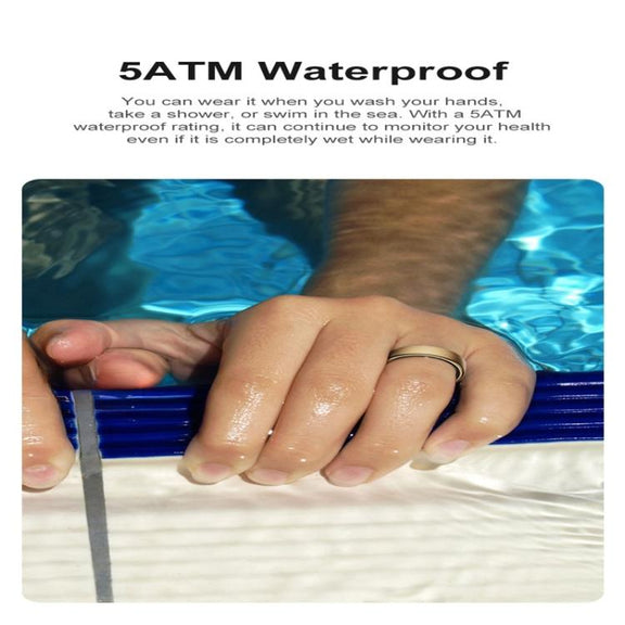 R10 SIZE 7 Smart Ring, Support Heart Rate / Blood Oxygen / Sleep / Multiple Sports Modes(Silver)