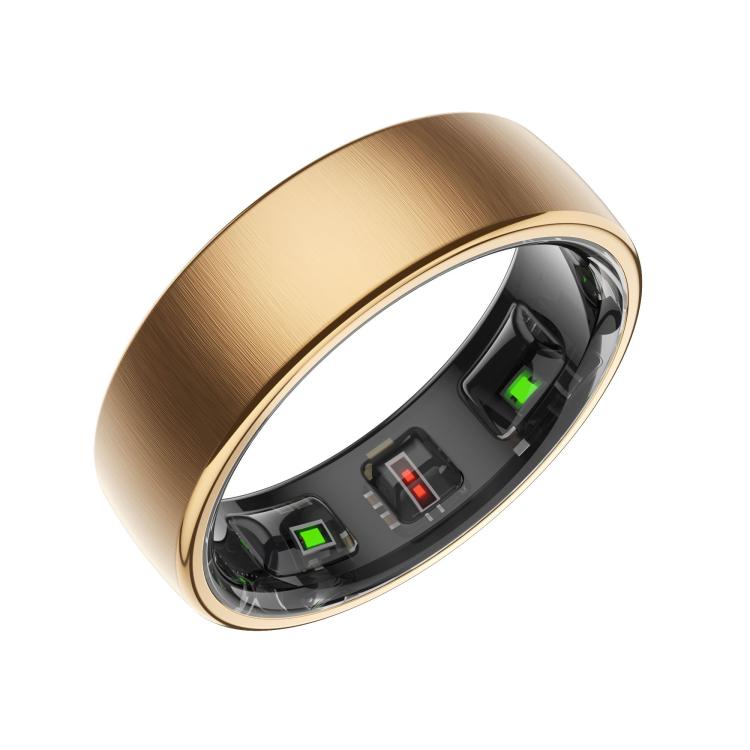 R10 SIZE 8 Smart Ring, Support Heart Rate / Blood Oxygen / Sleep / Multiple Sports Modes(Rose Gold)