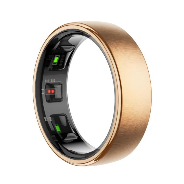 R10 SIZE 9 Smart Ring, Support Heart Rate / Blood Oxygen / Sleep / Multiple Sports Modes(Rose Gold)