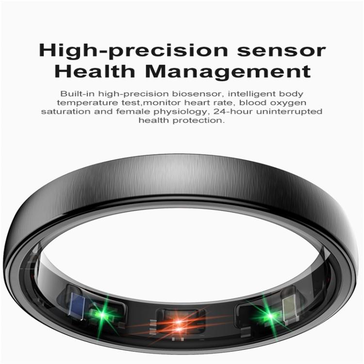 R10 SIZE 11 Smart Ring, Support Heart Rate / Blood Oxygen / Sleep / Multiple Sports Modes(Rose Gold)