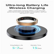 R10 SIZE 12 Smart Ring, Support Heart Rate / Blood Oxygen / Sleep / Multiple Sports Modes(Silver)