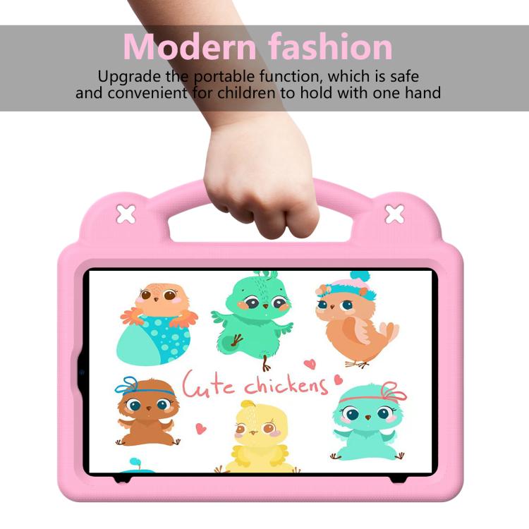 For Alldocube iPlay 60 Mini Turbo 2024 Handle Kickstand Children EVA Shockproof Tablet Case(Pink)