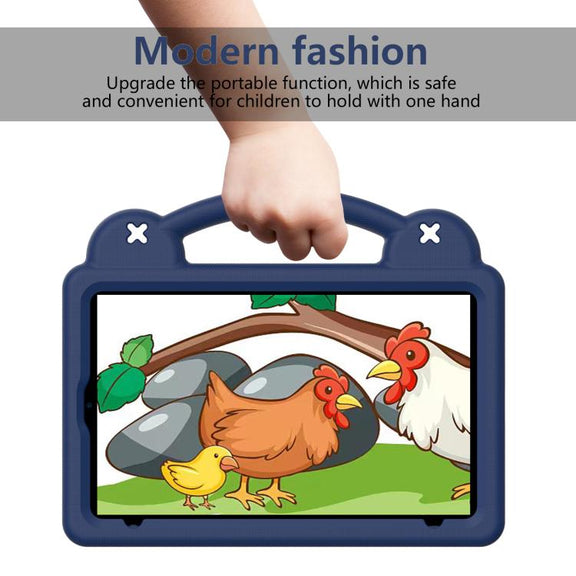 For Alldocube iPlay 60 Mini Turbo 2024 Handle Kickstand Children EVA Shockproof Tablet Case(Navy Blue)