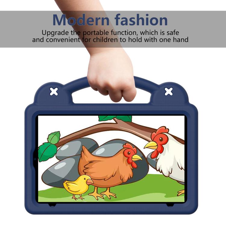 For Alldocube iPlay 60 Mini Turbo 2024 Handle Kickstand Children EVA Shockproof Tablet Case(Navy Blue)