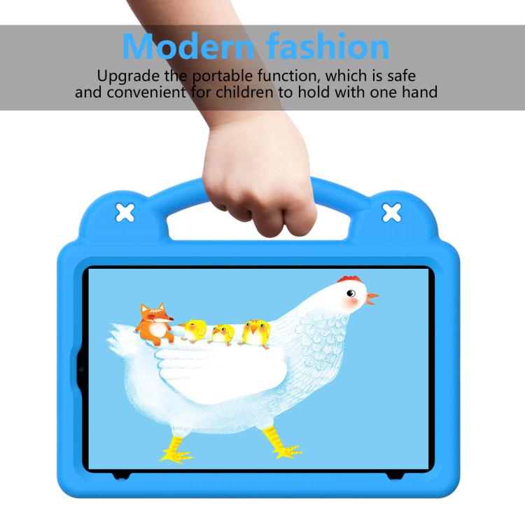 For NEC Lavie Tab T11 T1155 2024 Handle Kickstand Children EVA Shockproof Tablet Case(Sky Blue)