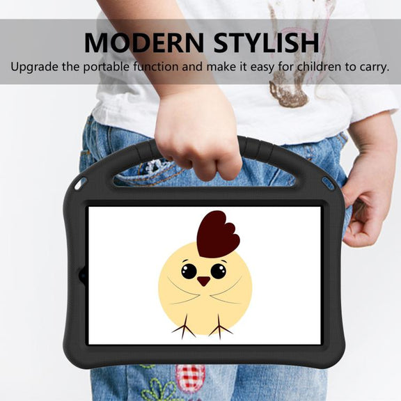 For NEC Lavie Tab T9 9 inch 2024 EVA Shockproof Tablet Case with Holder(Black)