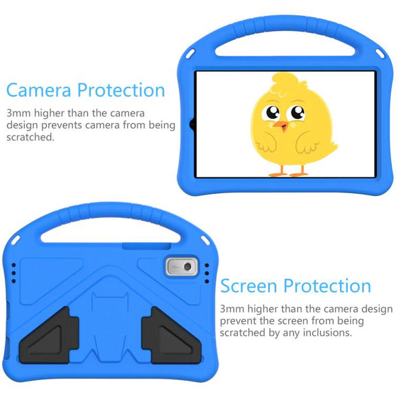 For NEC Lavie Tab T9 9 inch 2024 EVA Shockproof Tablet Case with Holder(Blue)