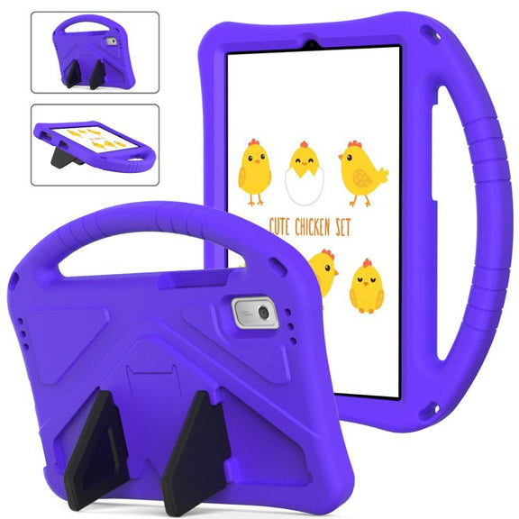 For NEC Lavie Tab T9 9 inch 2024 EVA Shockproof Tablet Case with Holder(Purple)