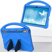 For NEC Lavie Tab T11 T1195  EVA Shockproof Tablet Case with Holder(Blue)