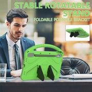For NEC Lavie Tab T11 T1195  EVA Shockproof Tablet Case with Holder(Green)