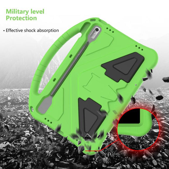 For NEC Lavie Tab T11  T1175FAS EVA Shockproof Tablet Case with Holder(Green)