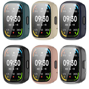 For Lexin Watch 3 Tempered Film Integrated PC Watch Protective Case(Black)