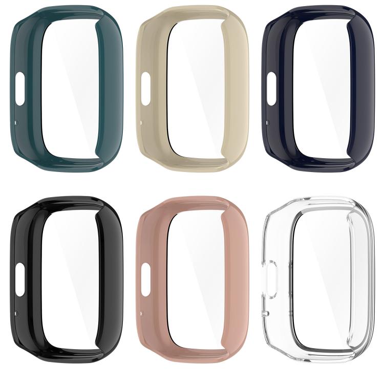 For Lexin Watch 3 Tempered Film Integrated PC Watch Protective Case(Pine Green)