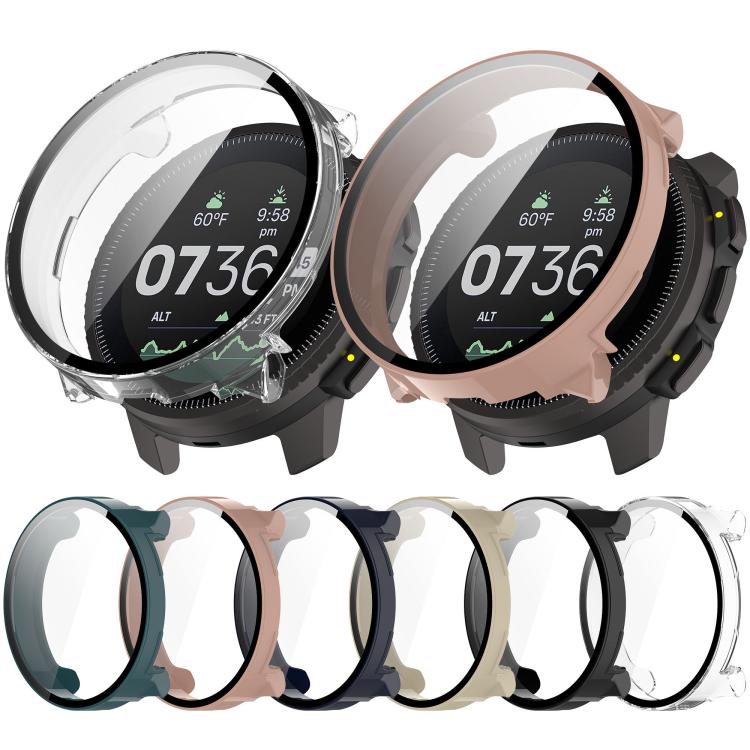 For Suunto Vertical Tempered Film Integrated PC Watch Protective Case(Ink Blue)