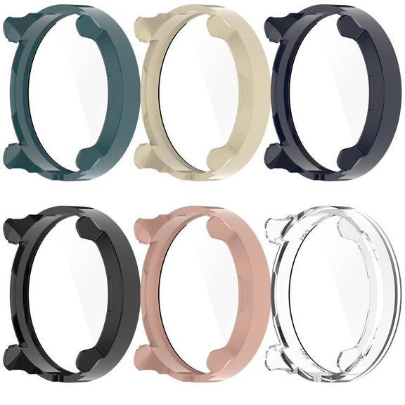 For Suunto Vertical Tempered Film Integrated PC Watch Protective Case(Ivory White)