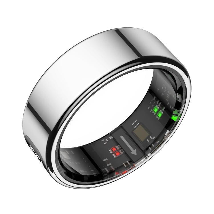 R11 SIZE 9 Smart Ring, Support Heart Rate / Blood Oxygen / Sleep / Multiple Sports Modes(Silver)