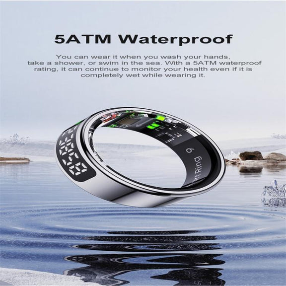 R11 SIZE 9 Smart Ring, Support Heart Rate / Blood Oxygen / Sleep / Multiple Sports Modes(Black)