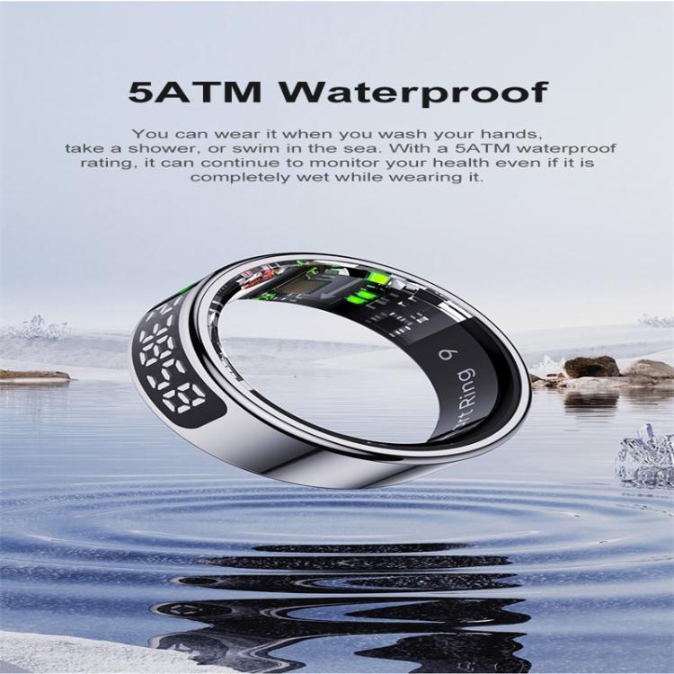 R11 SIZE 10 Smart Ring, Support Heart Rate / Blood Oxygen / Sleep / Multiple Sports Modes(Black)