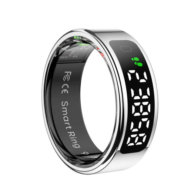 R11 SIZE 11 Smart Ring, Support Heart Rate / Blood Oxygen / Sleep / Multiple Sports Modes(Silver)