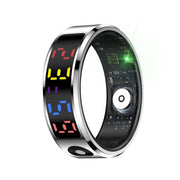 R12 SIZE 11 Smart Ring, Support Heart Rate / Blood Oxygen / Sleep / Multiple Sports Modes(Silver)