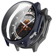For OPPO Watch X2 Tempered Film Integrated PC Watch Protective Case(Ink Blue)