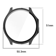 For OPPO Watch X2 Tempered Film Integrated PC Watch Protective Case(Ink Blue)