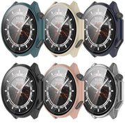 For OPPO Watch X2 Tempered Film Integrated PC Watch Protective Case(Cherry Pink)