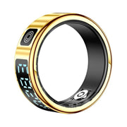 SR08 SIZE 11 Smart Ring, Support Hand Gestures Control / Wellness Tracking / Multiple Sports Modes(Gold)