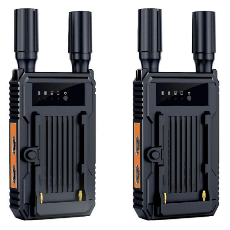 VRRIIS 097 4K HD Video HDMI Wireless Extender Kit Audio Video Wireless Transmitter Receiver, Plug:US Plug