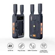 VRRIIS 097 4K HD Video HDMI Wireless Extender Kit Audio Video Wireless Transmitter Receiver, Plug:AU Plug