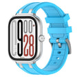For Redmi Watch 5 / Xiaomi Smart Band 9 Pro Silver Metal Connector Silicone Watch Band(Sky Blue) - free shipping - PMC TechLife - Order now!