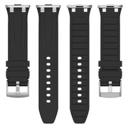 For Redmi Watch 5 / Xiaomi Smart Band 9 Pro Silver Metal Connector Silicone Watch Band(Orange)