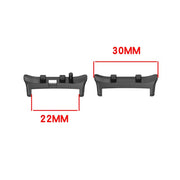 For Huawei Watch D2 1 Pair Metal Head Watch Band Connector(Silver)