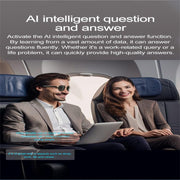 W100C Smart Glasses, Support AI Conversation / AI Intelligent Translation / Bluetooth Call(Black)