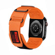 For Apple Watch 46mm / 49mm / 45mm / 44mm Kalebol Hook and Tri-Loop Nylon Watch Band(Orange) - free shipping - PMc TechLife - Order now!
